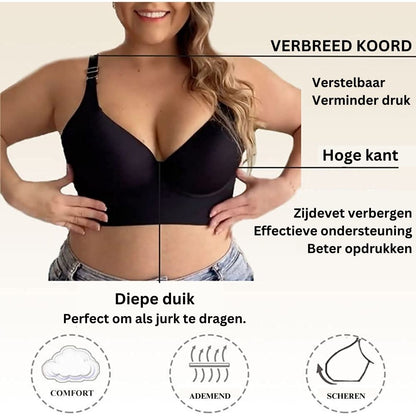 Damen Push-Up BH Komfort Tiefe Cup