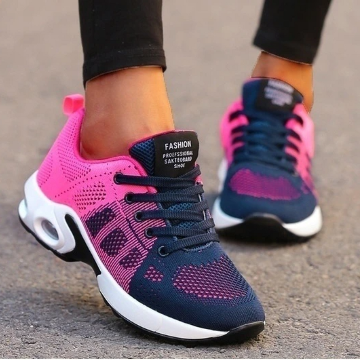 Damen Orthopädische Laufschuhe Leicht Atmungsaktives Mesh Komfortabel