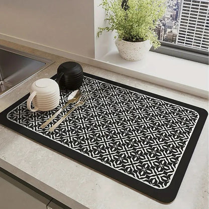 Mandala Geschirrabtropfmatte Küche - Norvielle