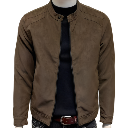 Herren Wildlederjacke Stilvoll