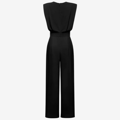 Damen Ärmellose Jumpsuit Weites Bein