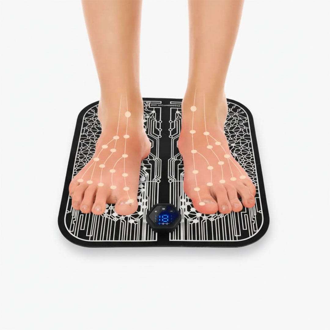 Elektrisches Fußmassagegerät mit Heizfunktion und Ladeoption - Norvielle