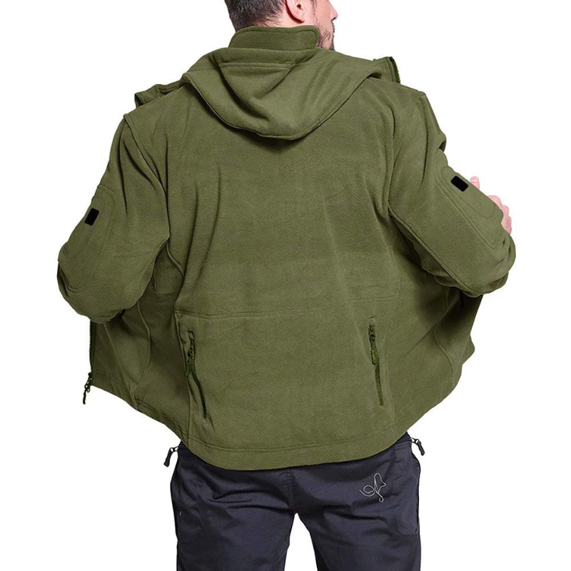 Norvielle Herren Fleecejacke Winddicht