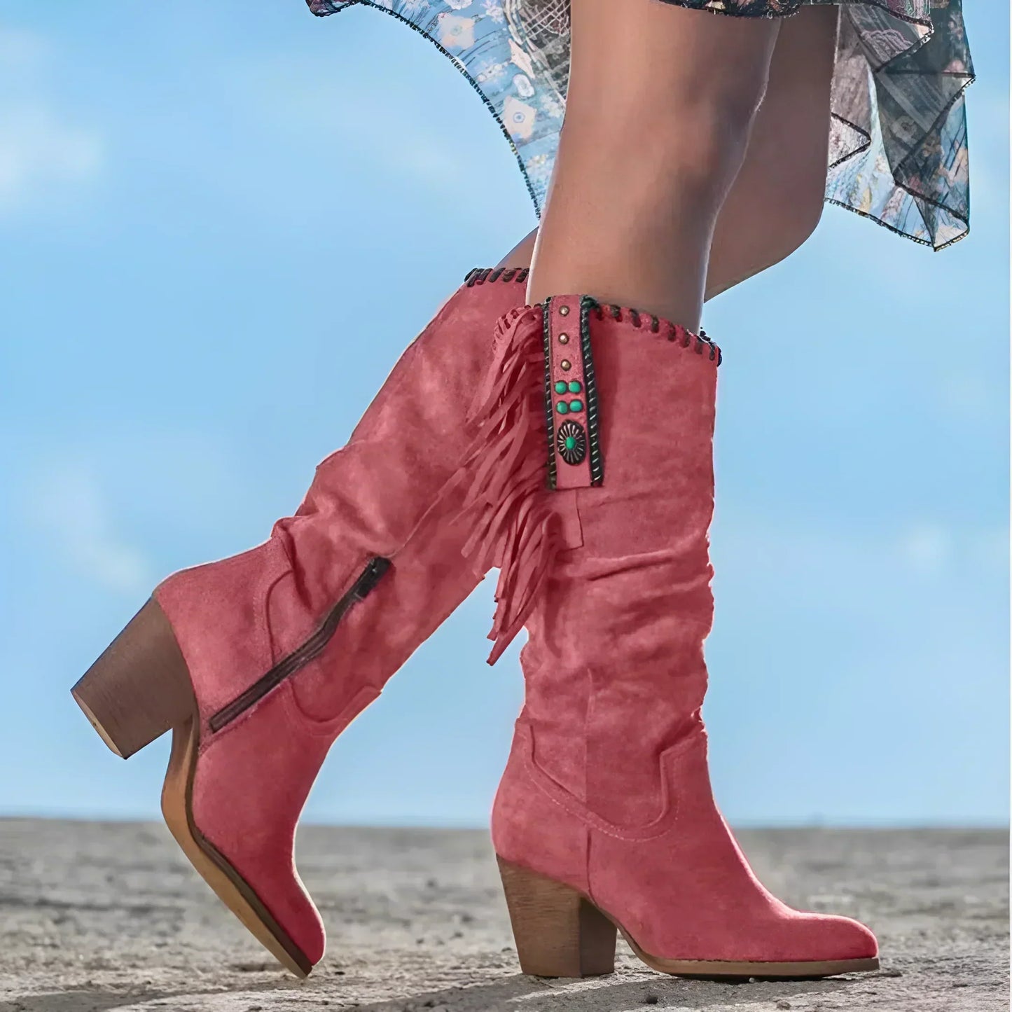 Norvielle Damen Stiefel Bequem
