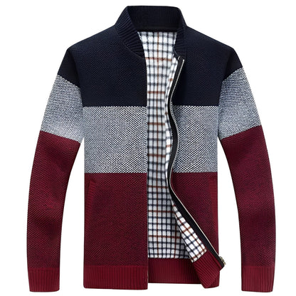 Norvielle Herren Freizeitjacke Fleece-Innenausstattung