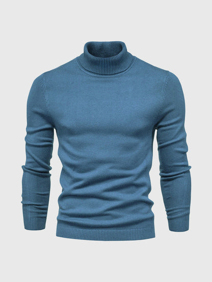 Herren Rollkragenpullover Kurz Waschbar