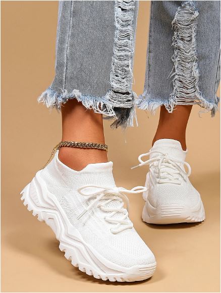Norvielle Damen Atmungsaktive Laufschuhe Leicht