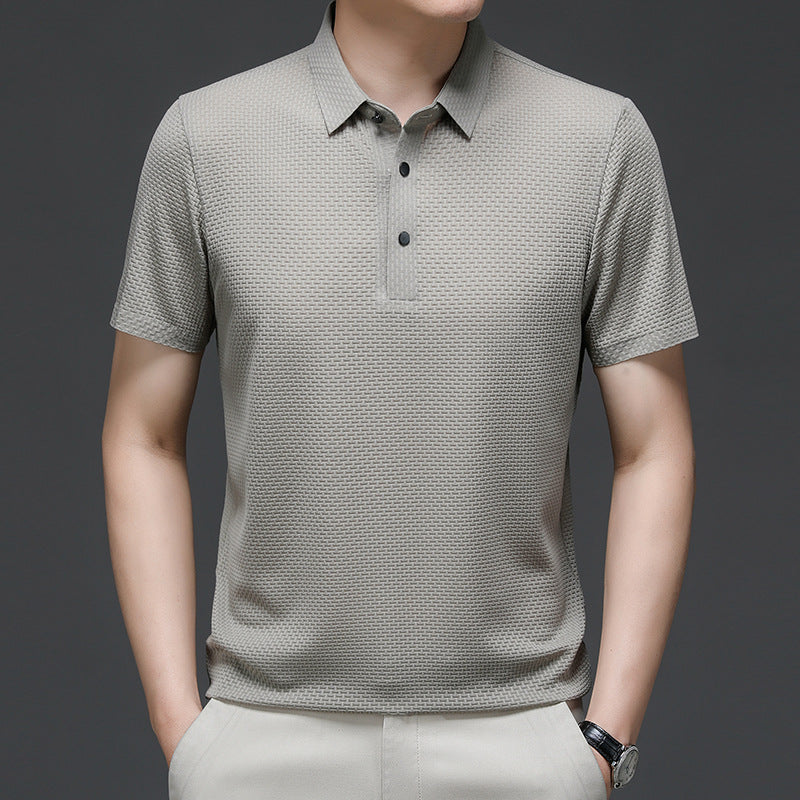 Gerald Herren Poloshirt Nahtlos Lässig