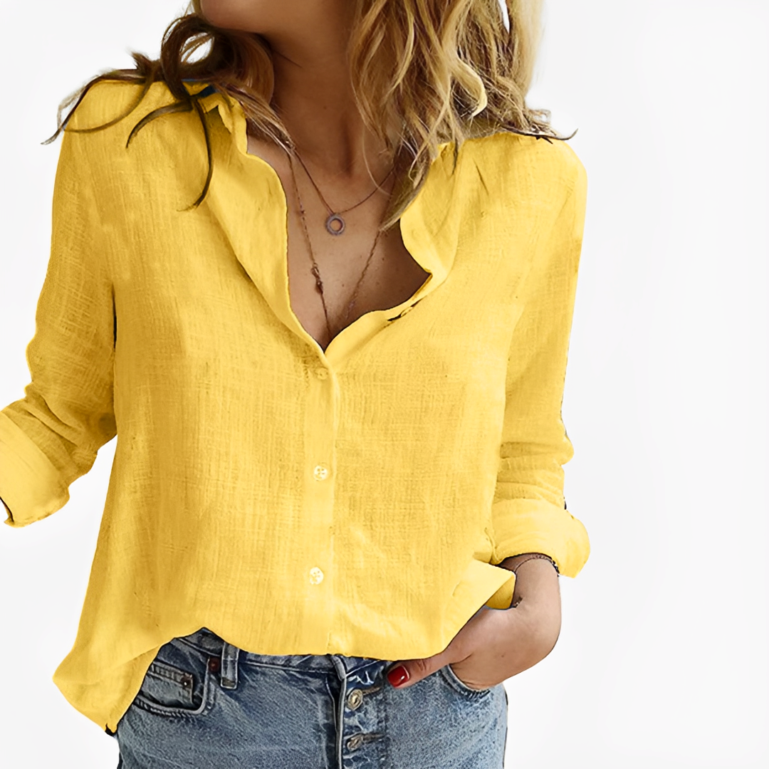 Damen Bluse Lässiger Schnitt Stilvoll