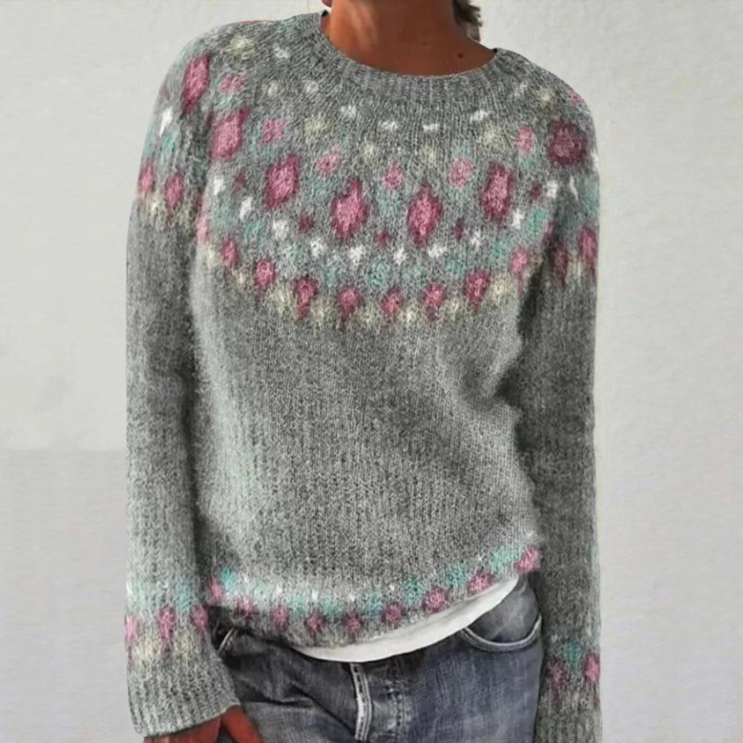Damen Strickpullover Kurz Grob