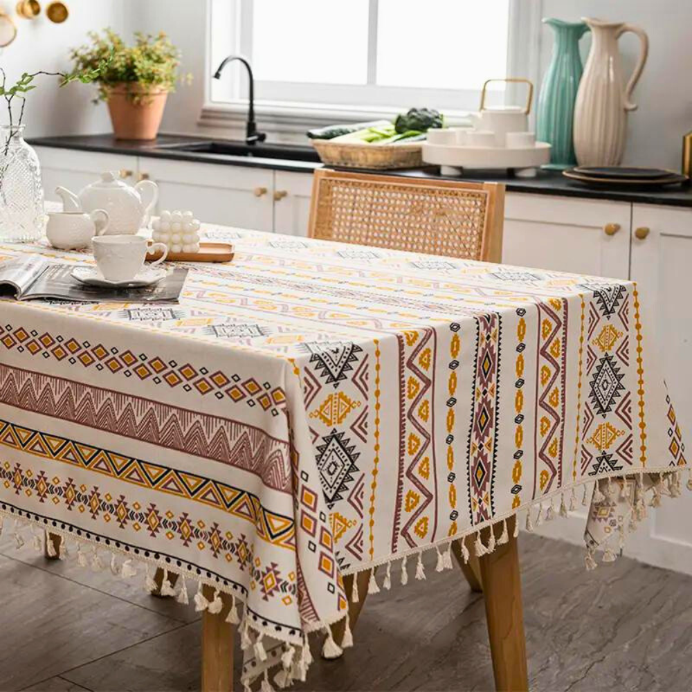Boho Tischdecke Quasten Dekorativ
