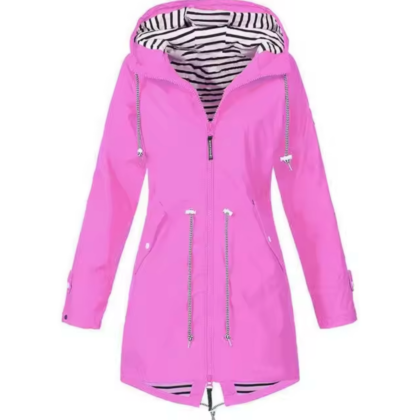 Wasserdichte Regenjacke Damen Poncho Regenmantel Verstellbar