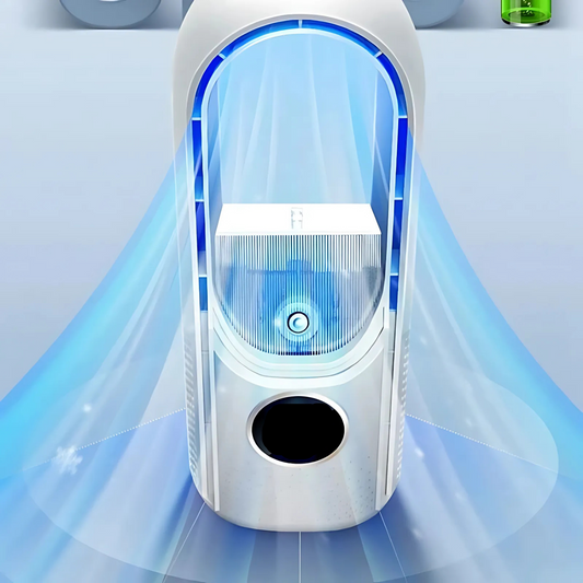 Airevo Luftkühler Bladeless USB Ventilator Leise 6 Geschwindigkeiten - Norvielle