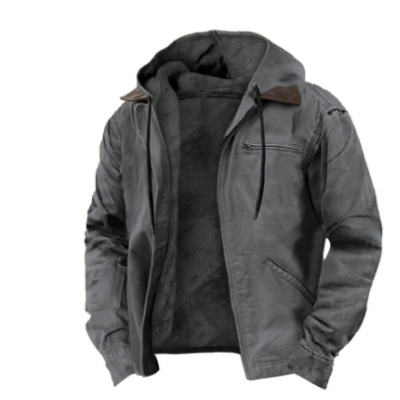 Herren Jacke Kapuzenform Übergangszeit