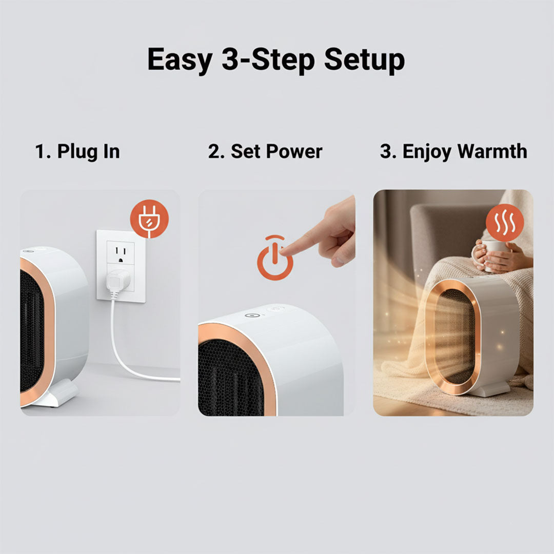 Keramik Elektroradiator Tragbar