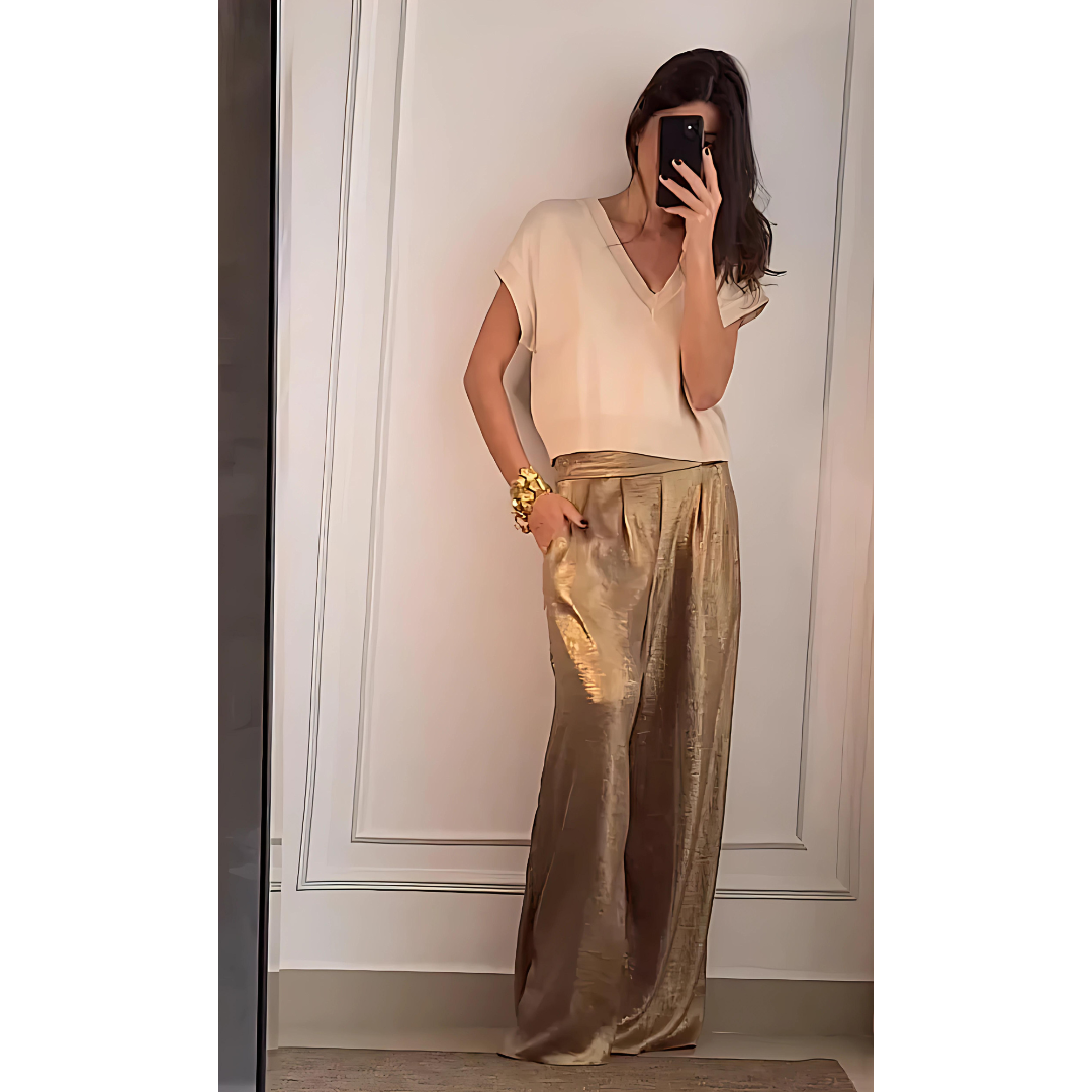 Damenhose Hochbund Elegant - Norvielle