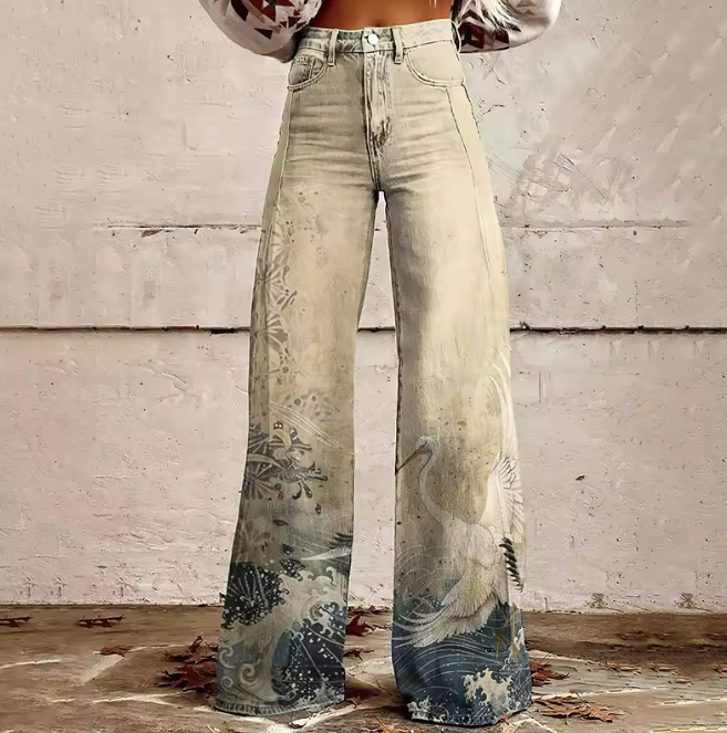 Ondata Damen Bohemian-Hosen Zeitlos - Norvielle