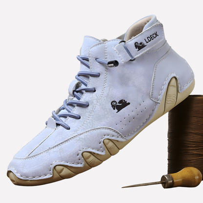 Herren Leichte Leder Barfußschuhe