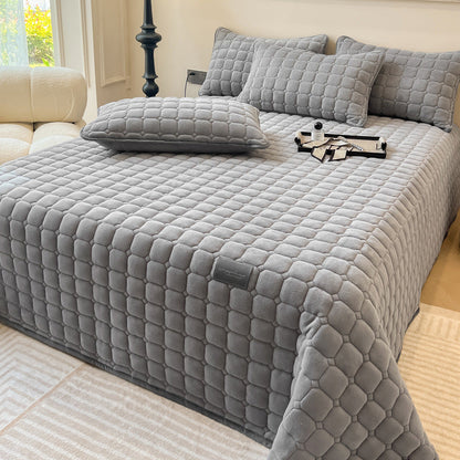 Weiche Tagesdecke Quadratisch Moderner Stil