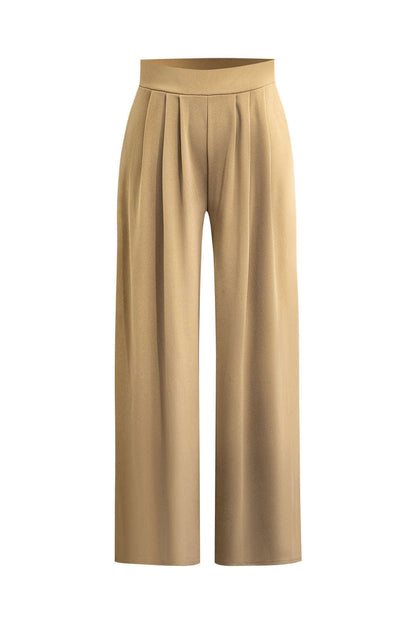 Elegantes Damen Zweiteiler-Set Crop- Palazzo-Hose