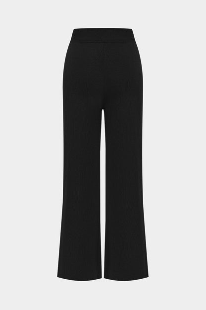 Damen Elegantes Strickset 3-teilig Gerippt