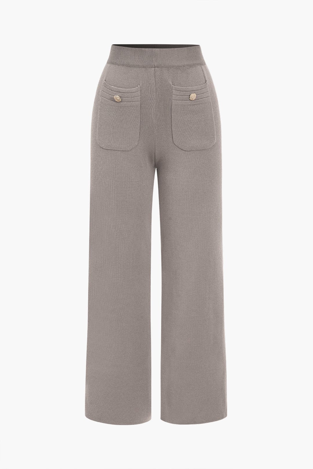 Damen Strick-Zweiteiler-Set Cardigan und Wide-Leg-Hose