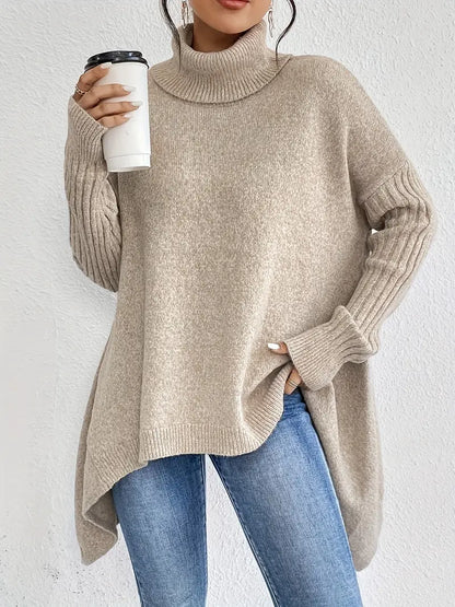 Brigitte Damen Rollkragenpullover Lang