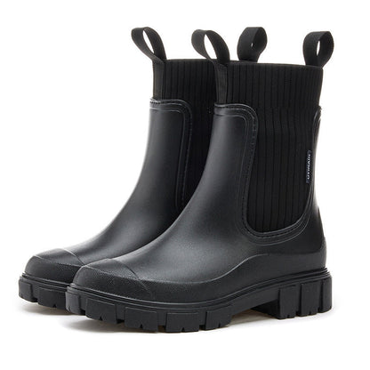 Damen Regenstiefel Wasserdicht Gummistiefel