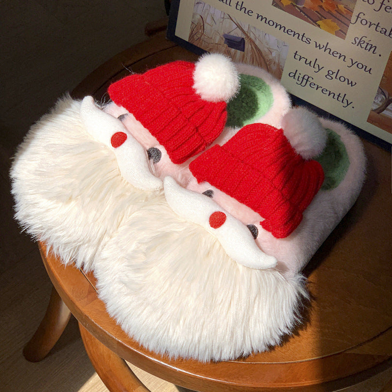 Weihnachtshausschuhe Warm Rot Weihnachtsmann Design
wird