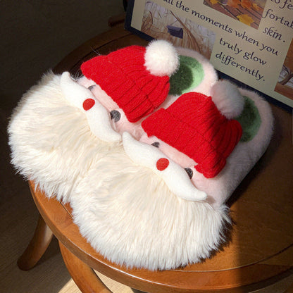 Weihnachtshausschuhe Warm Rot Weihnachtsmann Design
wird