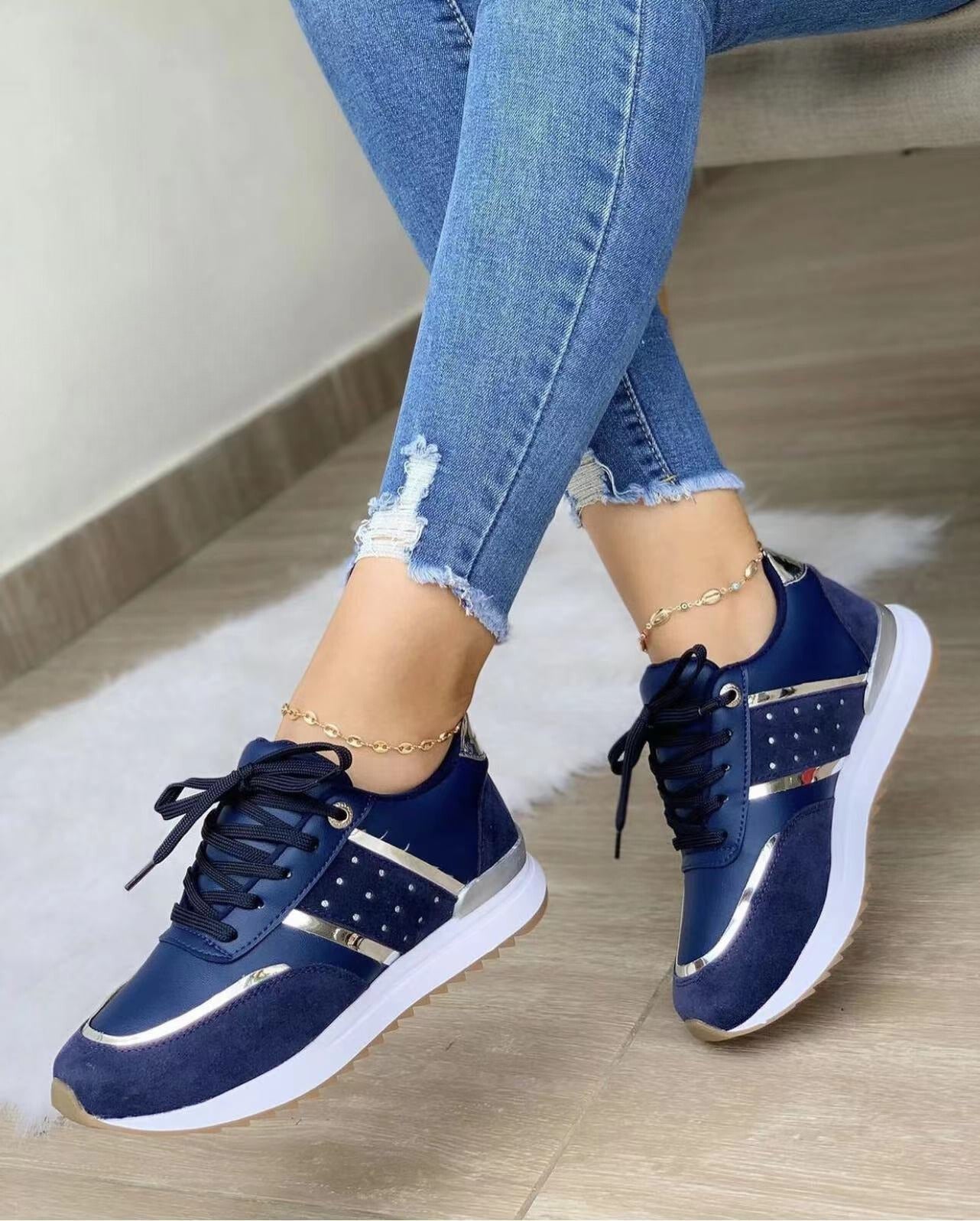 Norvielle Damen City-Sneaker Bequem