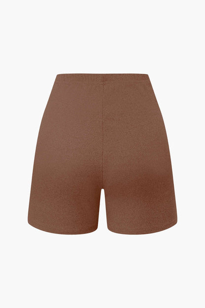 Damen Zweiteiler-Set Bustier- und Shorts Elegantes Design