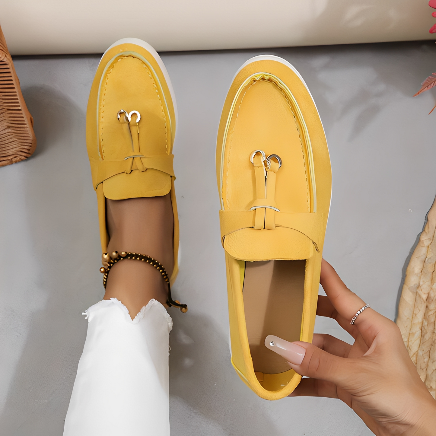 Euna Damen Slipper Modisch