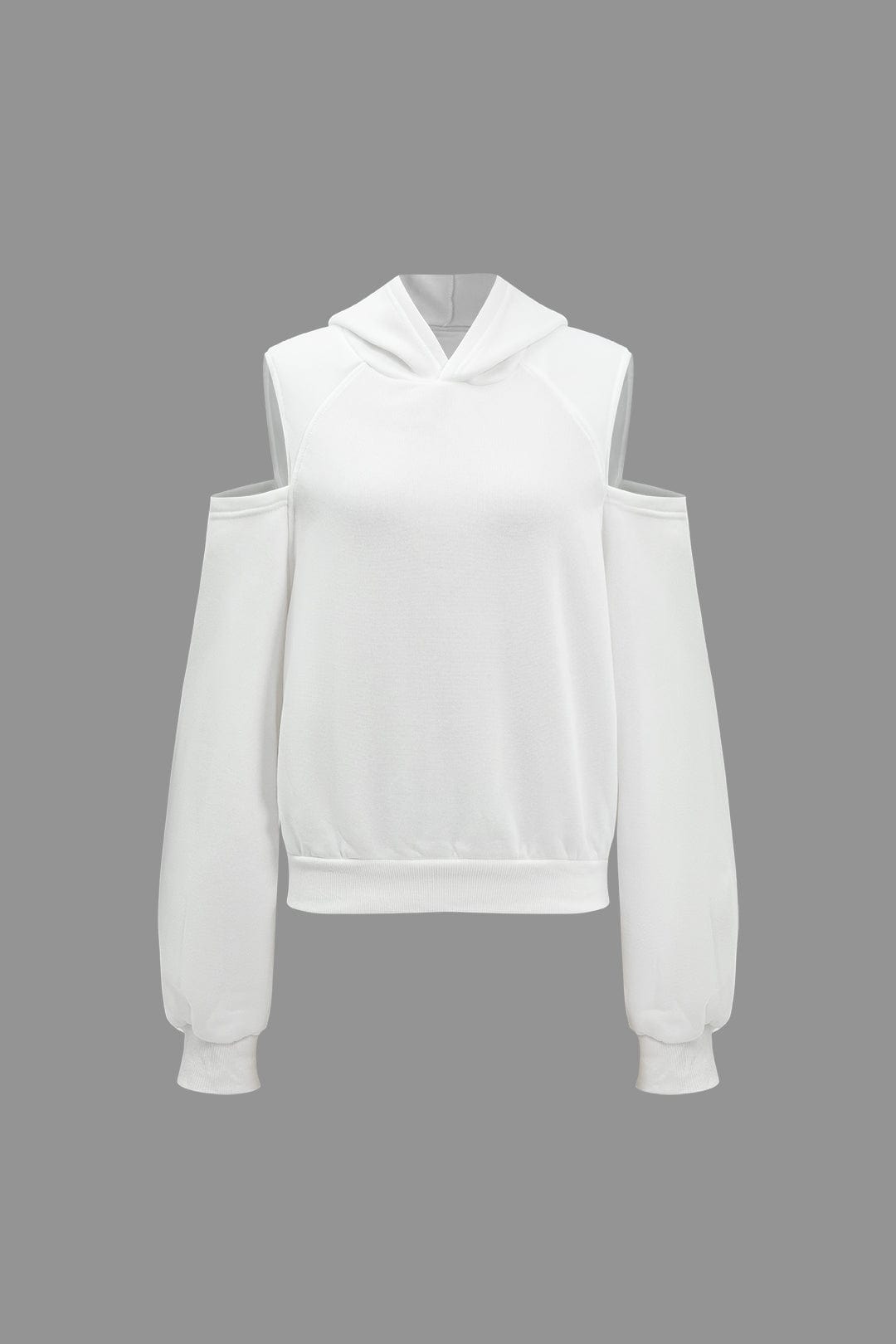 Damen Hoodie-Set Sportlich Cut-Outs