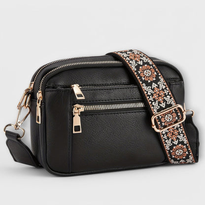 Retro Boho Chic Schultertasche Leder