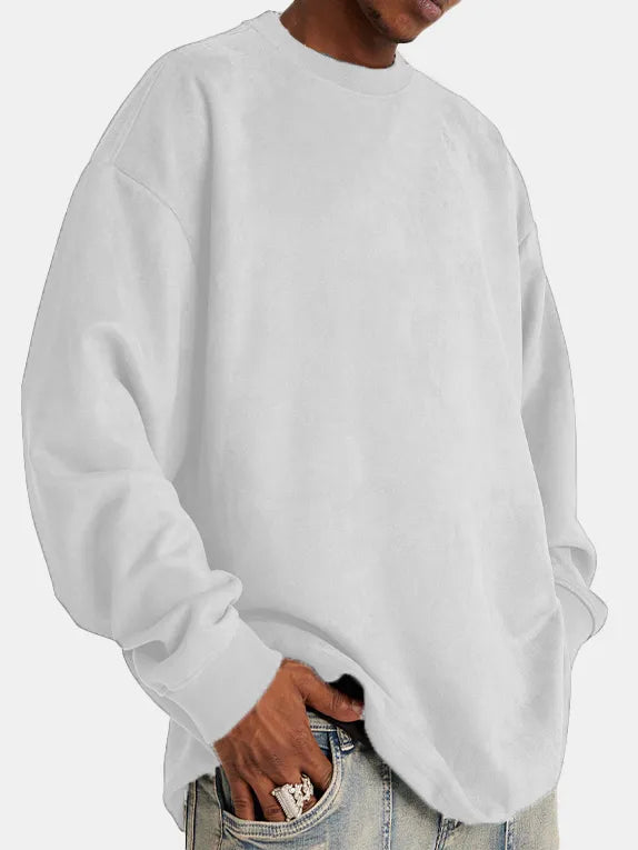 Norvielle Herren Suede Pullover Klassisch