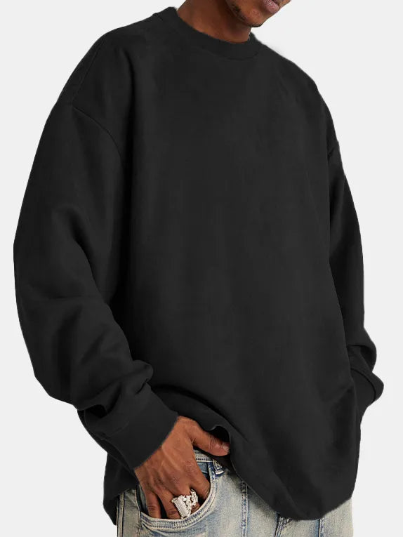 Norvielle Herren Suede Pullover Klassisch