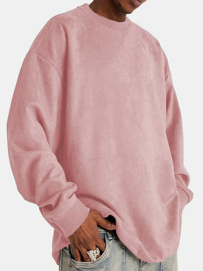 Norvielle Herren Suede Pullover Klassisch