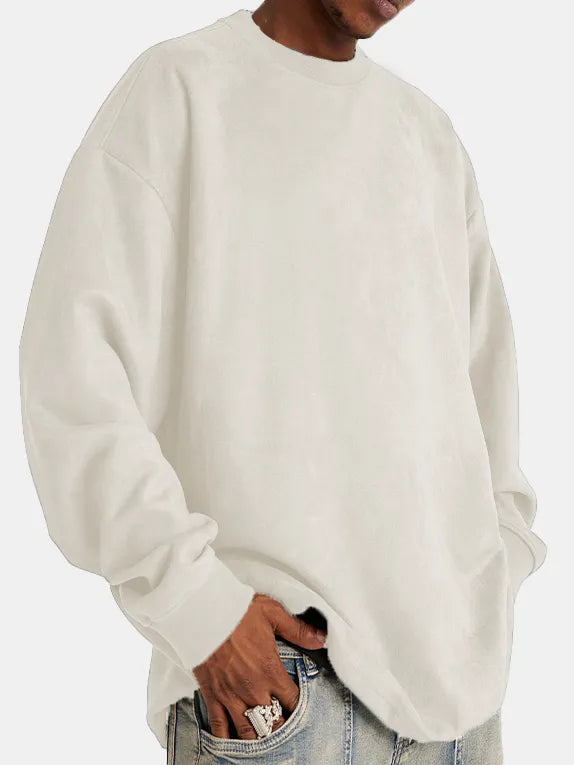 Norvielle Herren Suede Pullover Klassisch
