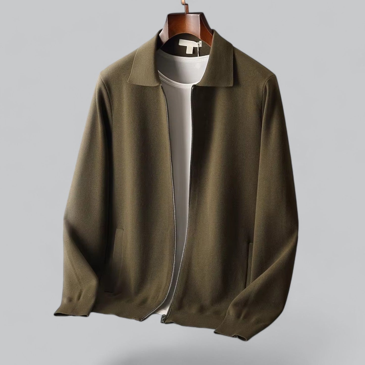 Norvielle Herren Reißverschlussjacke Bequem