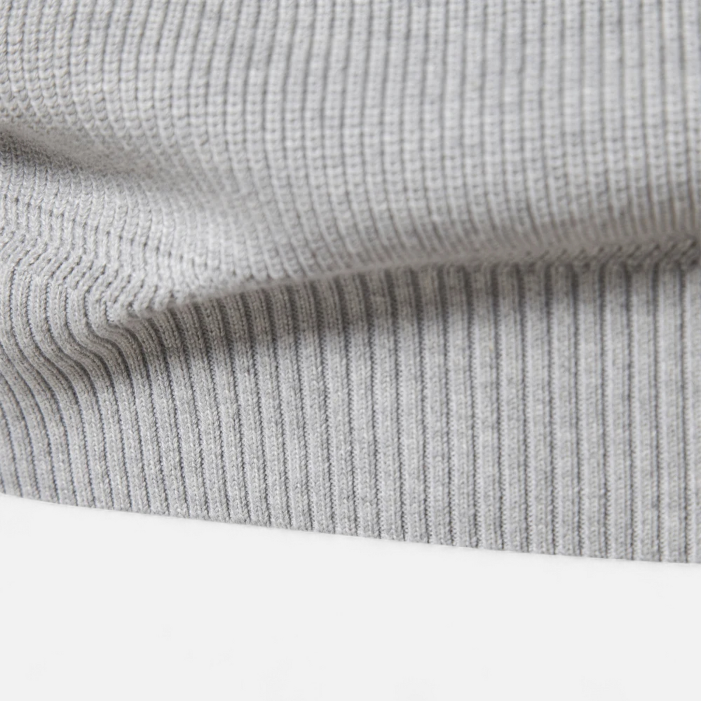 Herren Strickpullover Stehkragen Reißverschluss Baumwolle