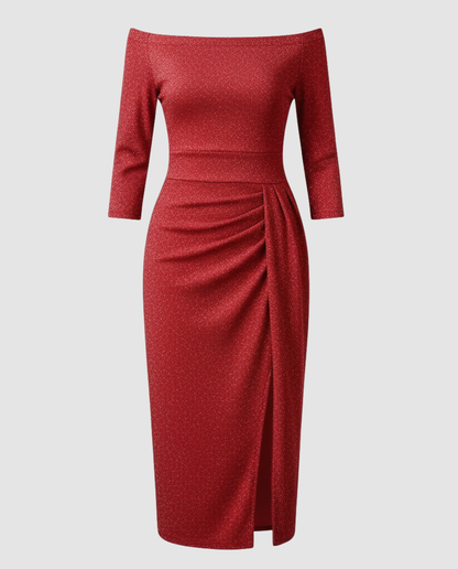 Damen Abendkleid Glänzend Elegant
