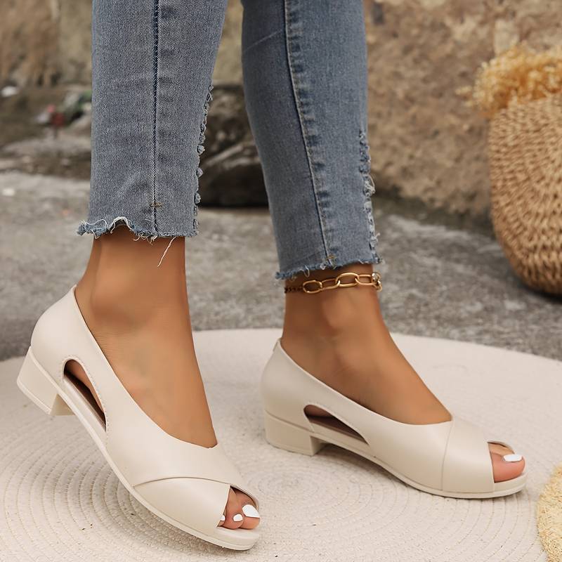Norvielle Damen Orthopädische Absatzsandalen Elegant