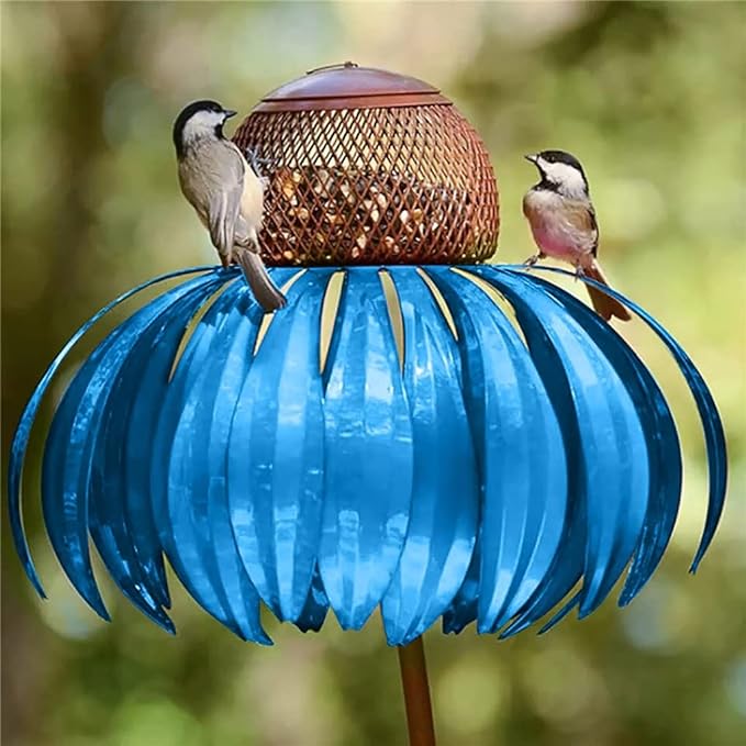 FloraBird Kegelblumen Vogelfutterhaus Holz