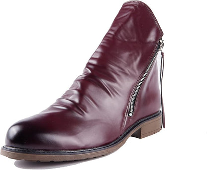 Herren Winterschuhe Knöchelhoch Klassisch Reißverschluss
