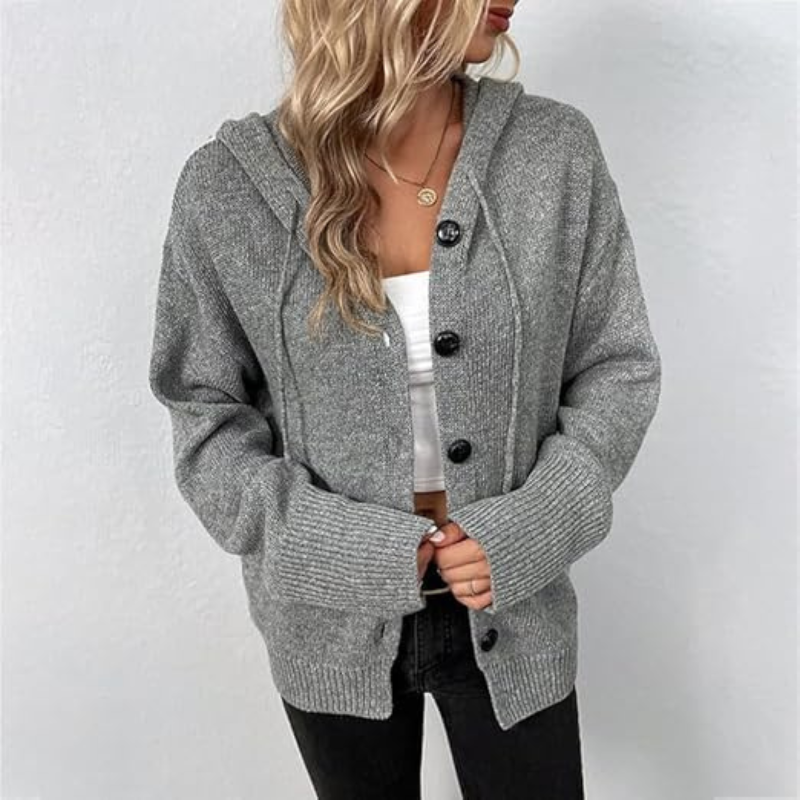 Damen Langstrickcardigan Warm