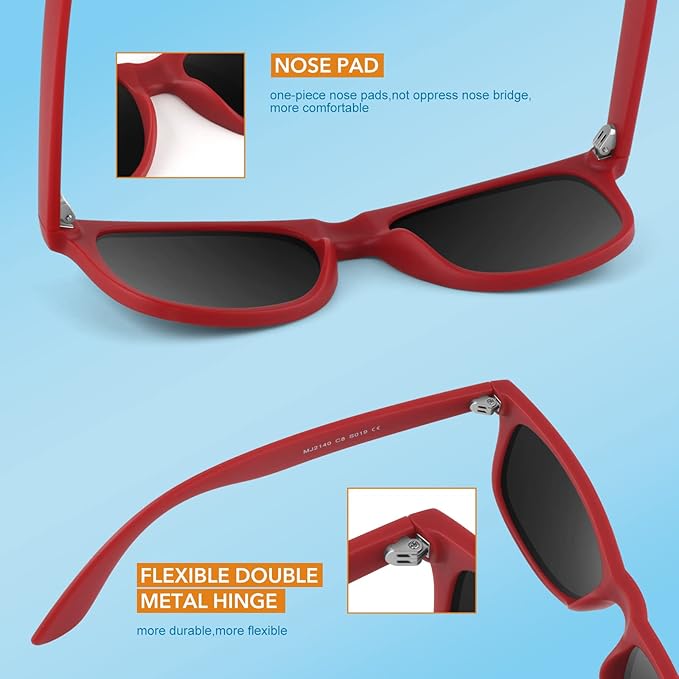 Retro Sonnenbrille Polarisiert 80er Style