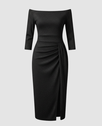 Damen Abendkleid Glänzend Elegant
