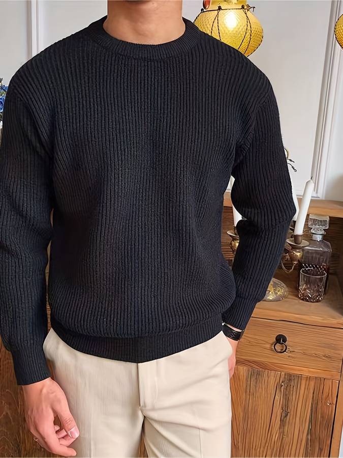 Norvielle Herren Pullover Warm Bequem