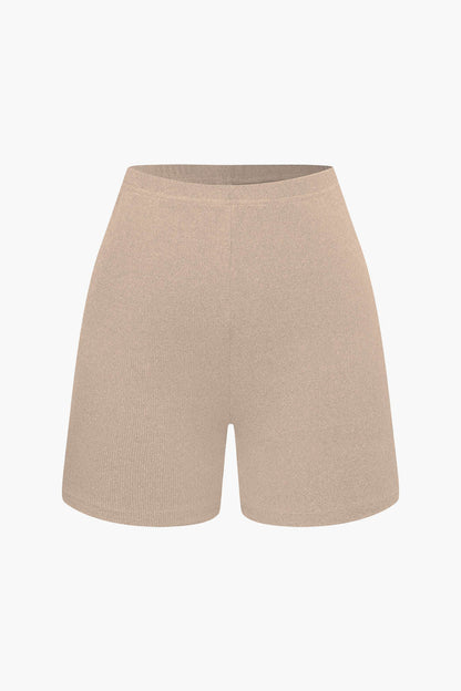 Damen Zweiteiler-Set Bustier- und Shorts Elegantes Design
